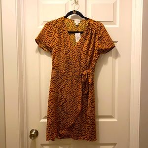 JCREW Wrap Tie Waist Dress